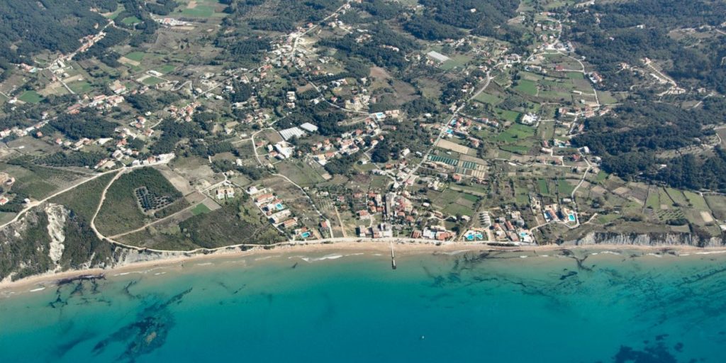 Image of a sky view of Arillas